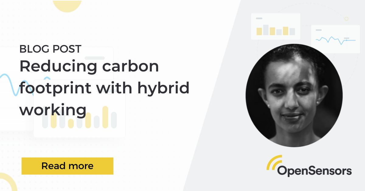 Reducing carbon footprint with hybrid working