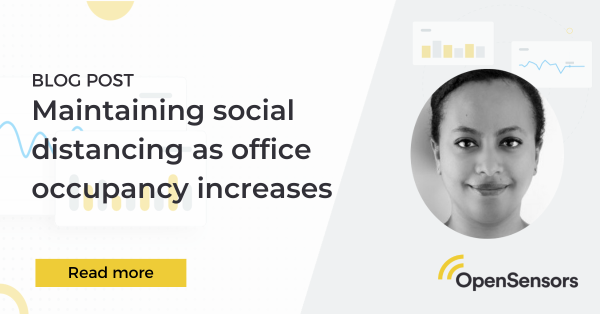 Maintaining social distancing as office occupancy increases